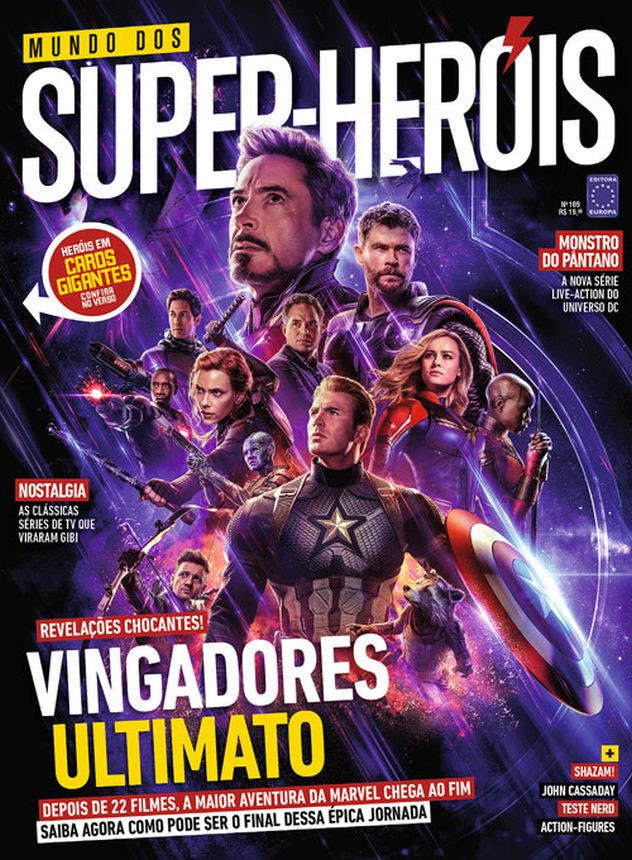 MUNDO DOS SUPER HEROIS magazine cover Issue 109   