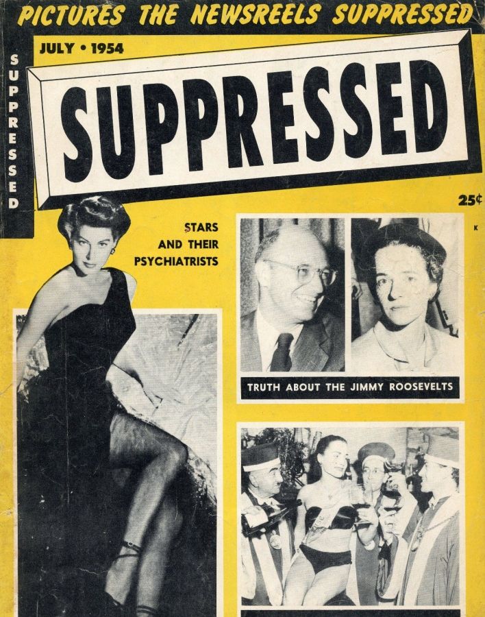SUPPRESSED magazine side cover Issue 4 July 1954
