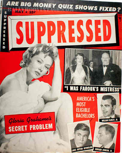 SUPPRESSED magazine side cover May 1956