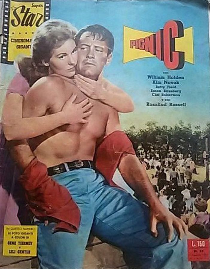 SUPER STAR CINEROMANZO GIGANTE magazine side cover Issue 59  August 1959