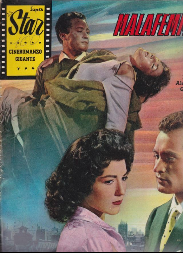 SUPER STAR CINEROMANZO GIGANTE magazine side cover Issue 50 November 1958