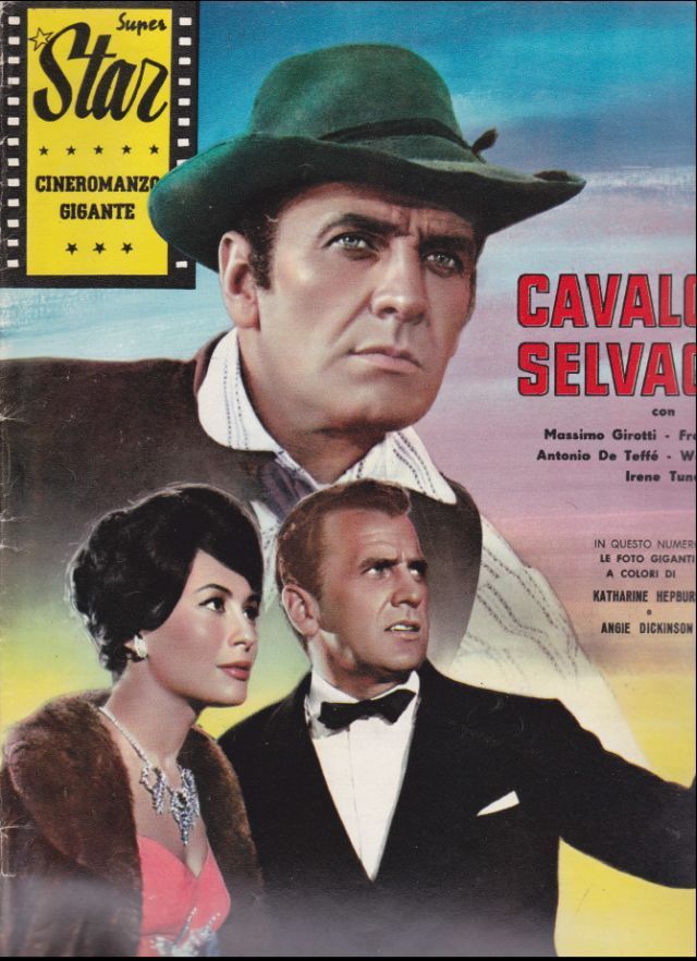 SUPER STAR CINEROMANZO GIGANTE magazine side cover Issue 72 September 1960