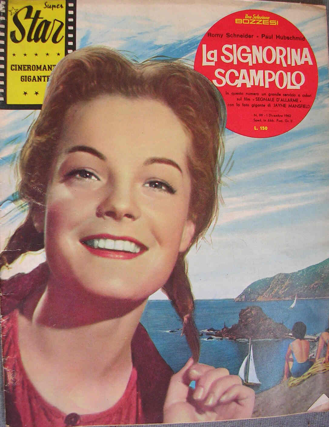 SUPER STAR CINEROMANZO GIGANTE magazine cover Issue 99 December 1962