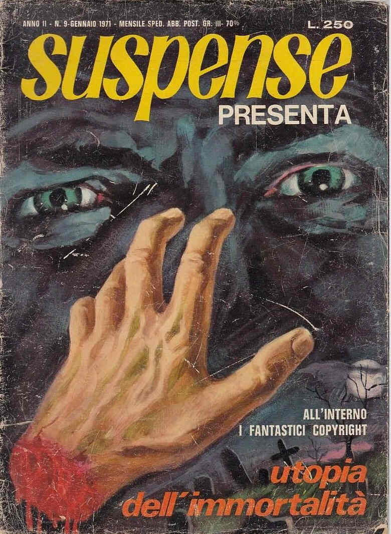 SUSPENSE magazine cover Issue 9 January 1971