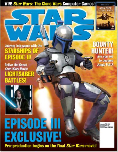 STAR WARS: THE OFFICIAL MAGAZINE magazine cover Issue 42 January/February 2003