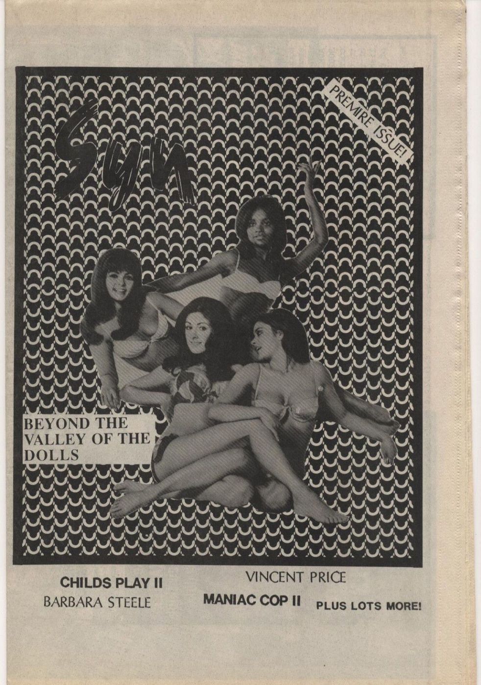 SYN magazine side cover Issue 1  1990