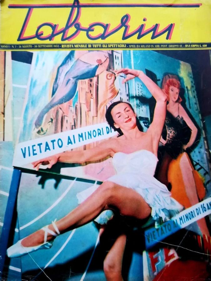 TABARIN magazine cover Issue 7  August/September 1953