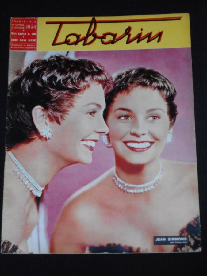 TABARIN magazine cover Issue 8  September/October 1954