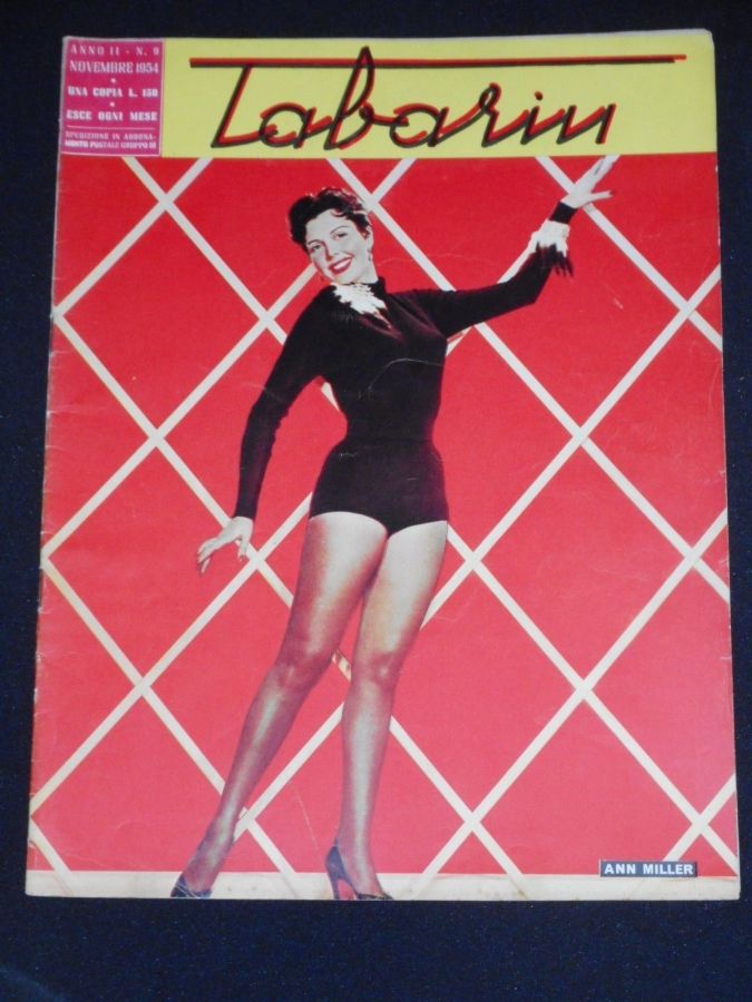 TABARIN magazine cover Issue 9  November 1954