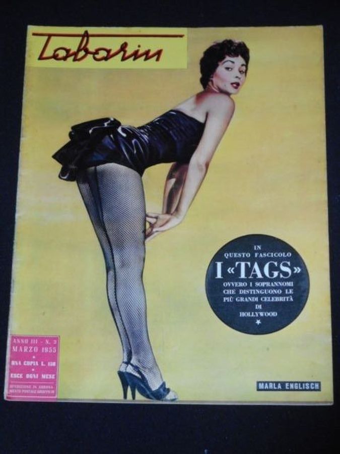 TABARIN magazine cover Issue 3  March 1955
