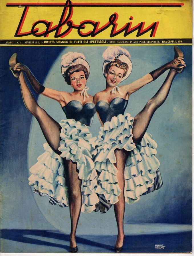 TABARIN magazine cover Issue 4  May 1953