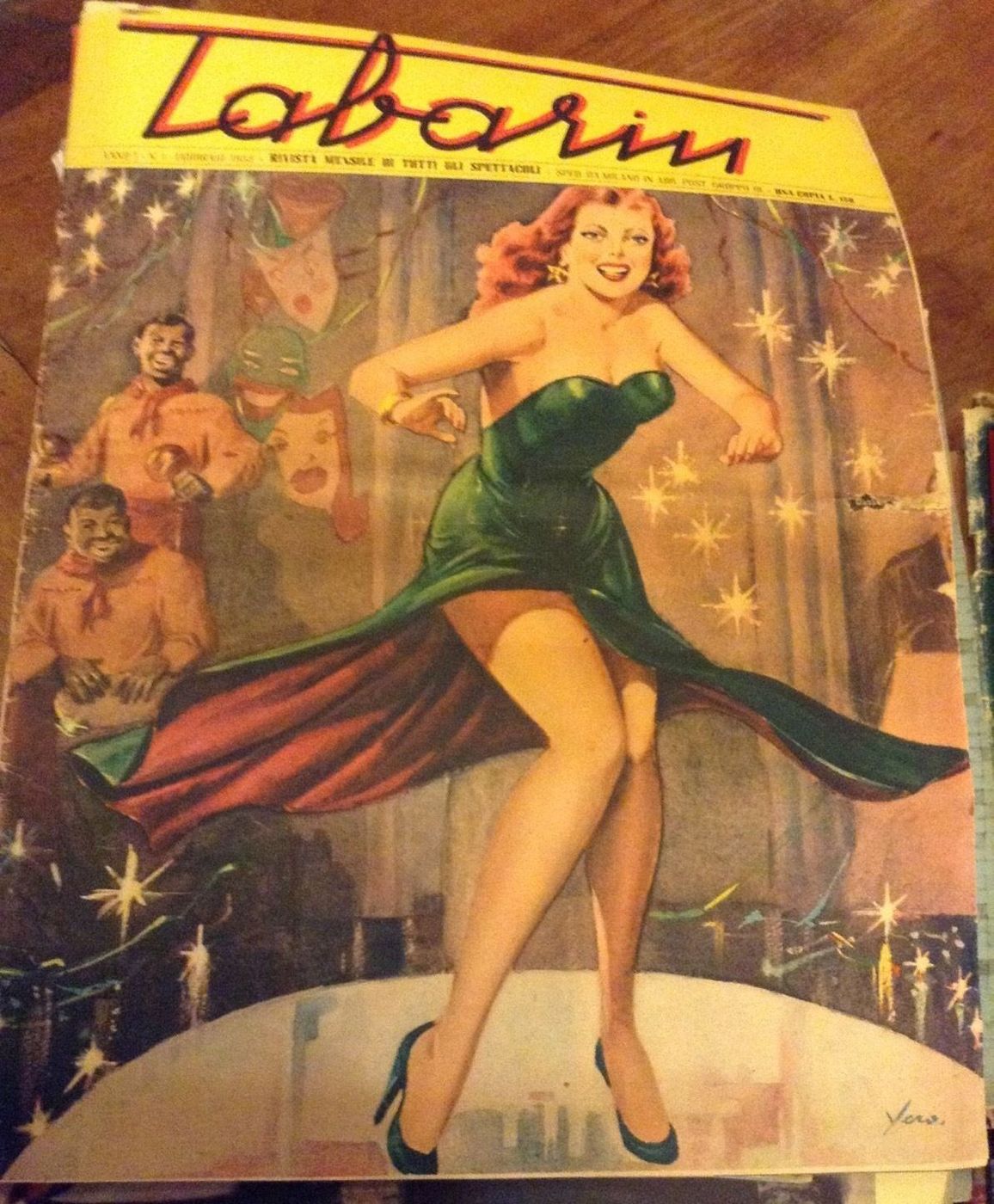TABARIN magazine cover Issue 1 February 1953