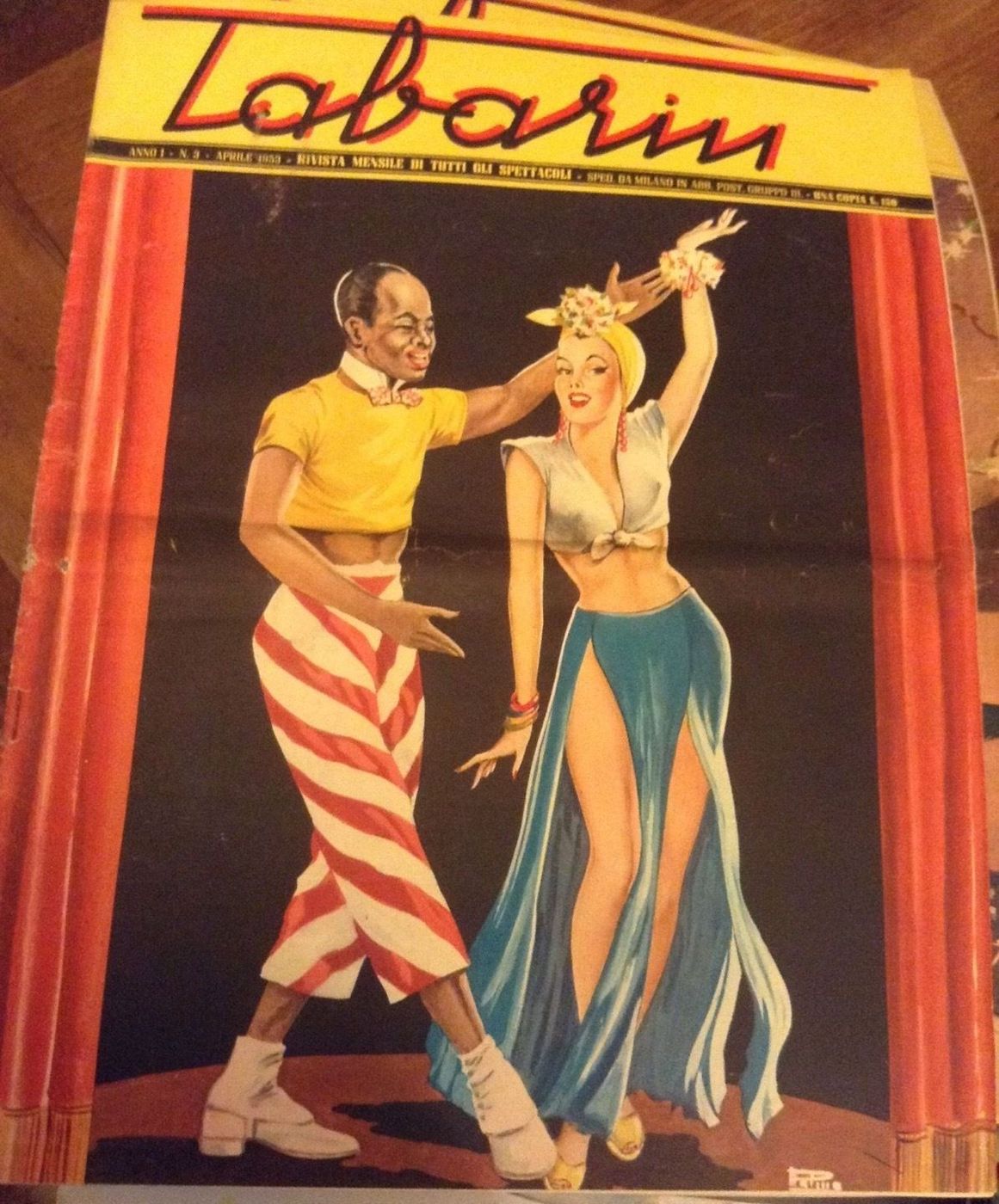 TABARIN magazine cover Issue 3 April 1953