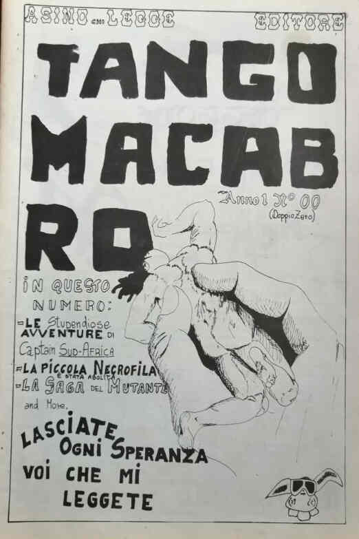 TANGO MACABRO magazine cover Issue 00  1979
