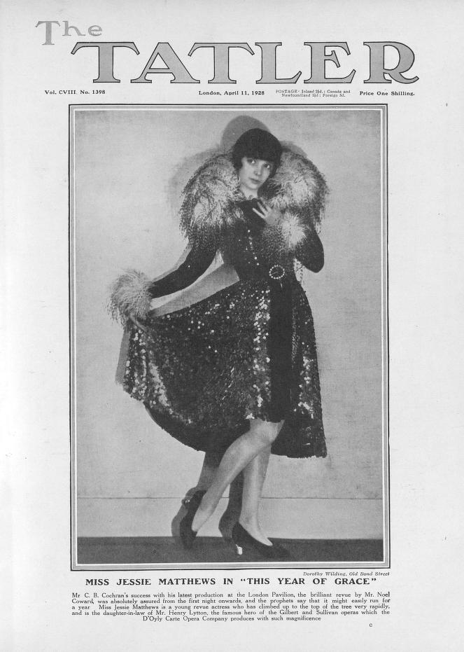 TATLER magazine side cover  Vol 108 No  1398 11 April 1928