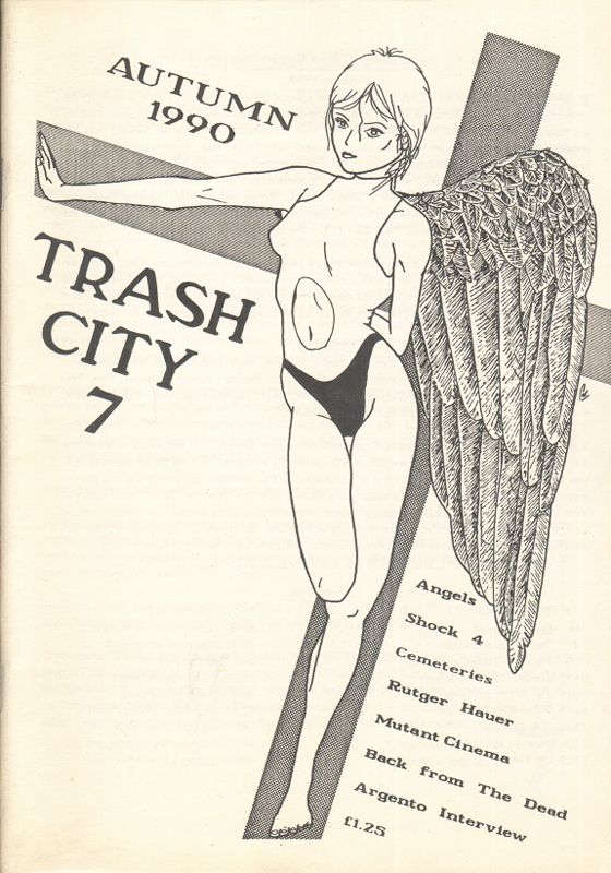 TRASH CITY magazine cover Issue 7 Autumn 1990