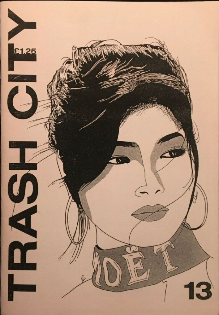 TRASH CITY magazine cover Issue 13 Summer 1992