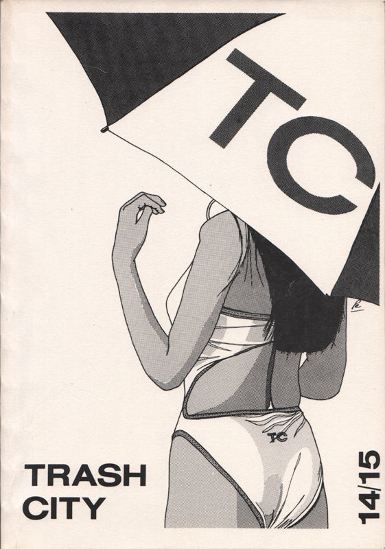 TRASH CITY magazine cover Issue 14/15  1993