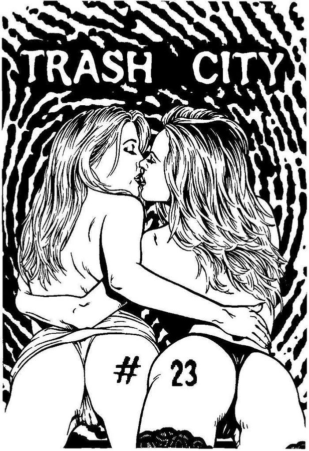 TRASH CITY magazine cover Issue 23 November 2000