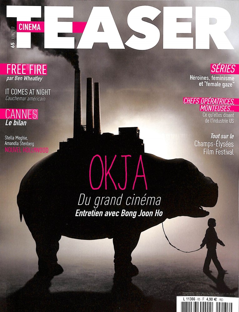 CINEMA TEASER magazine side cover Issue 65 June 2017