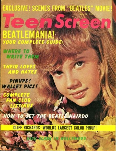 TEEN SCREEN magazine side cover May 1964