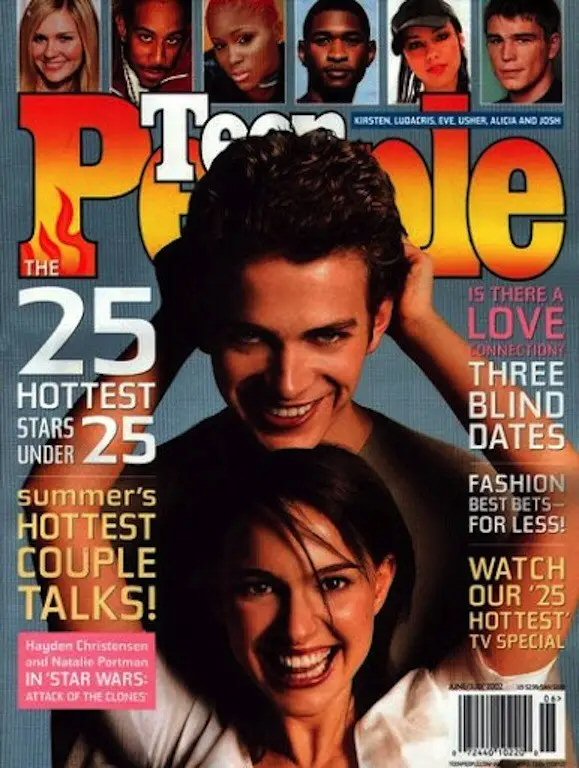 TEEN PEOPLE magazine side cover  June 2002