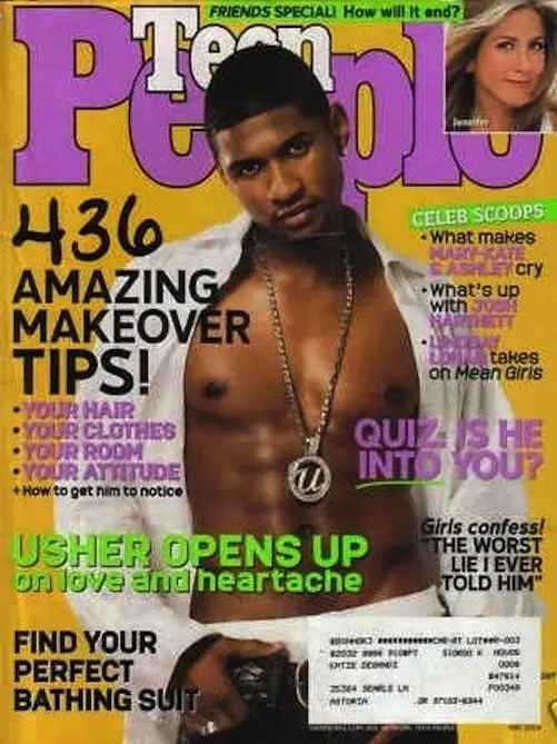 TEEN PEOPLE magazine side cover  May 2004