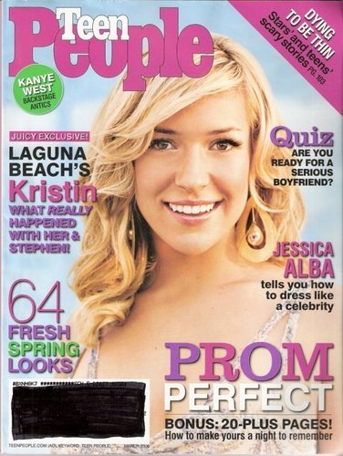 TEEN PEOPLE magazine side cover  March 2006