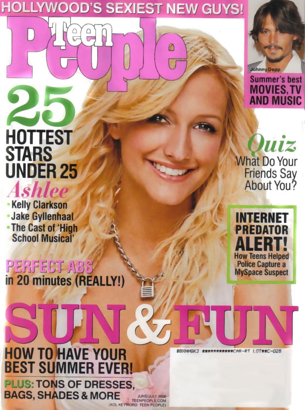 TEEN PEOPLE magazine side cover  June/July 2006