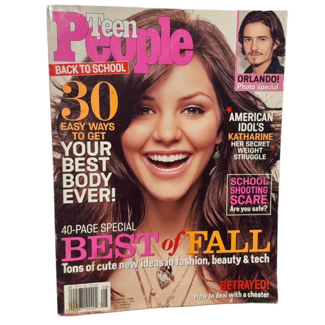 TEEN PEOPLE magazine side cover  August 2006