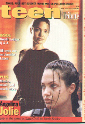 TEEN TRIBUTE magazine side cover Summer 2001