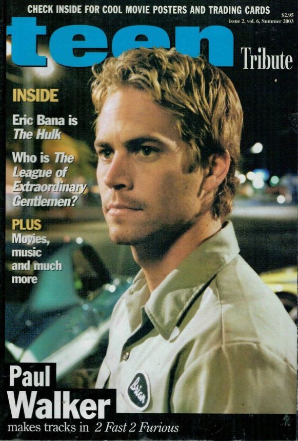 TEEN TRIBUTE magazine side cover Summer 2003