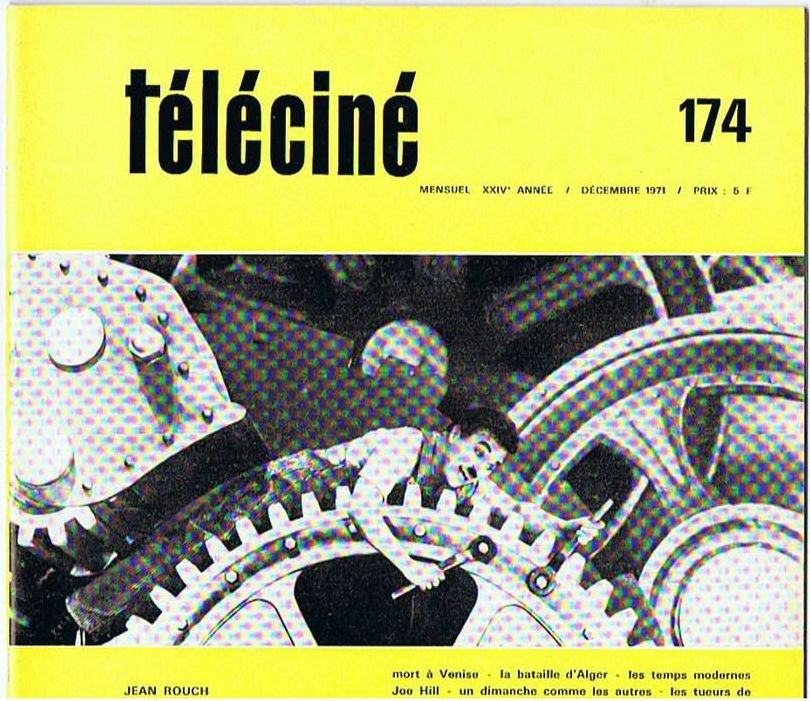 TELECINE magazine side cover Issue 174 December 1971