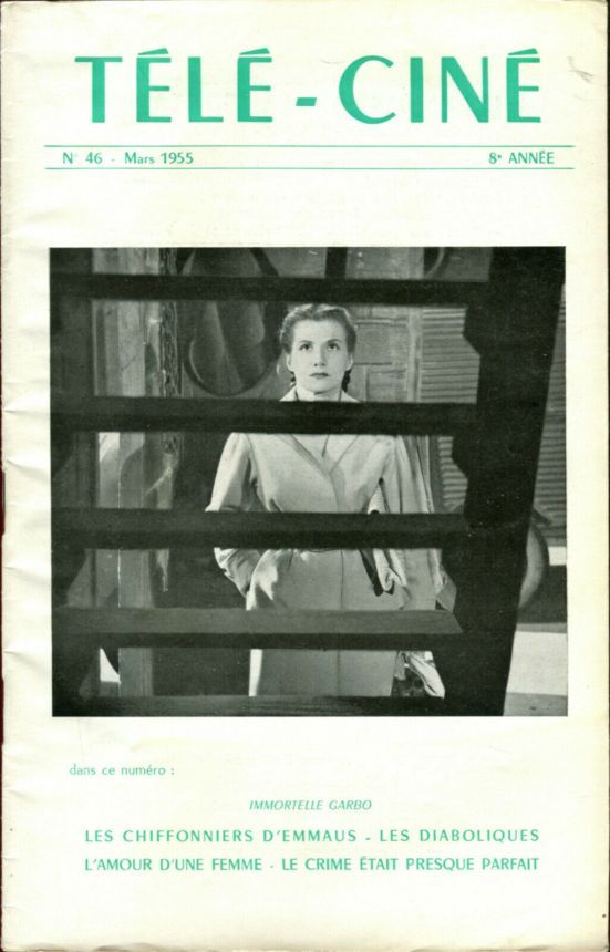 TELECINE magazine side cover Issue 46 March 1955