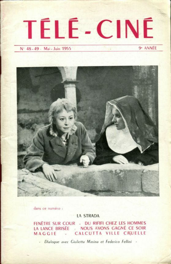 TELECINE magazine side cover Issue 48/49 May 1955
