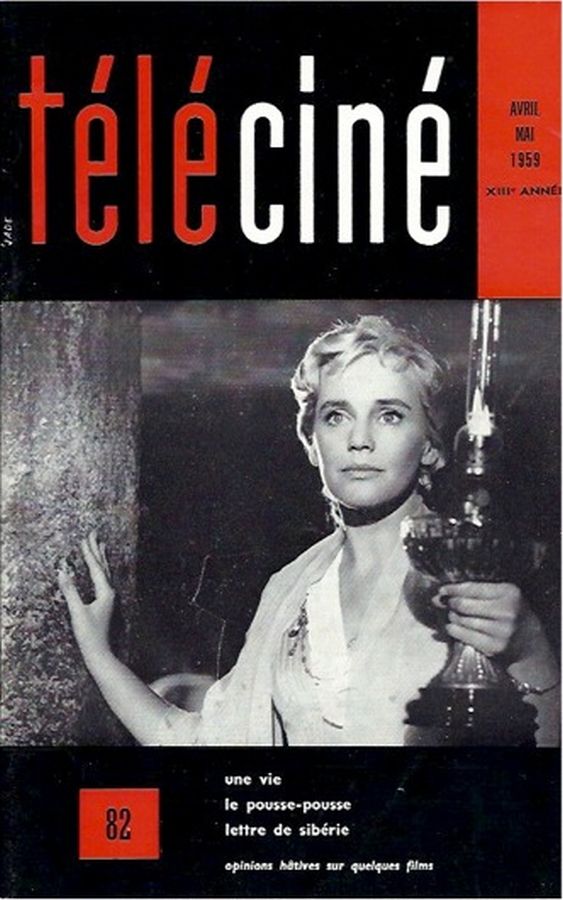 TELECINE magazine side cover Issue 82 April 1959