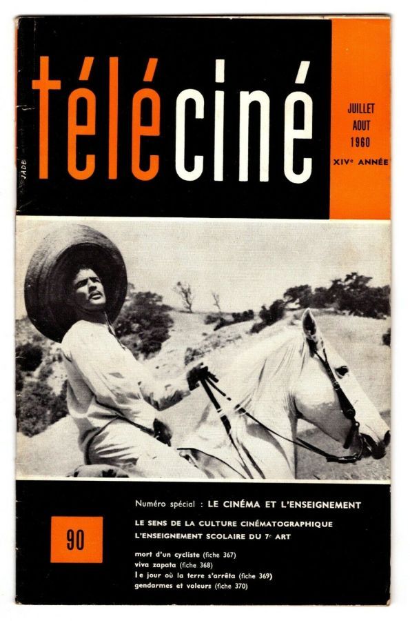 TELECINE magazine side cover Issue 90 July 1960
