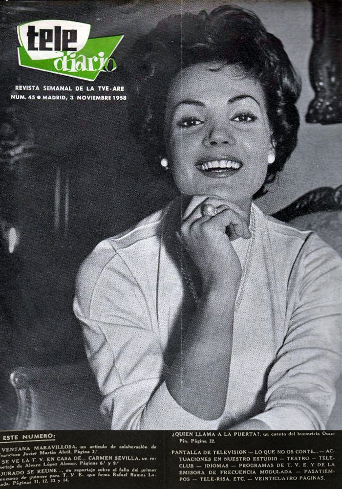 TELE RADIO magazine cover Issue 45 3 November 1958
