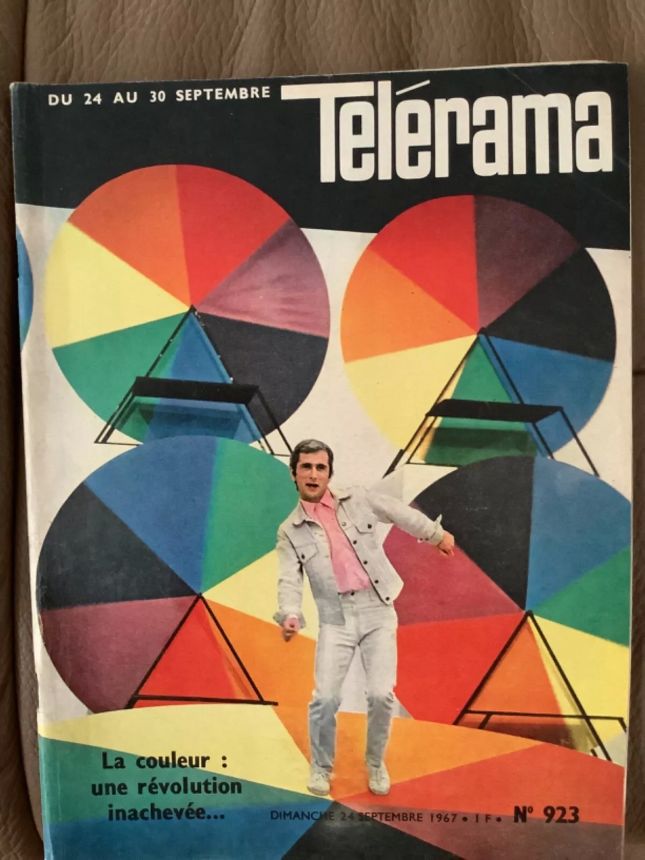 RADIO CINEMA TELEVISION/TELERAMA magazine side cover Issue 923 24 September 1967