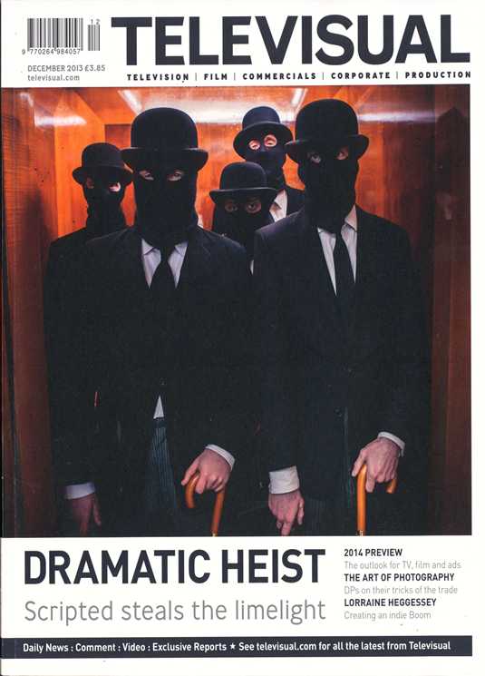 TELEVISUAL magazine side cover December 2013