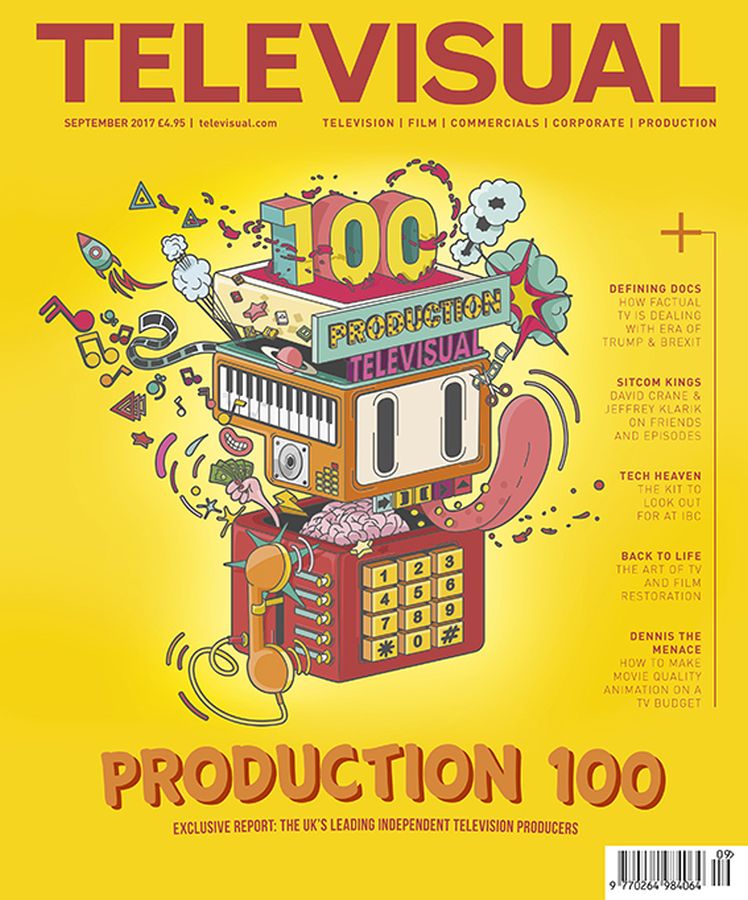 TELEVISUAL magazine side cover  September 2017