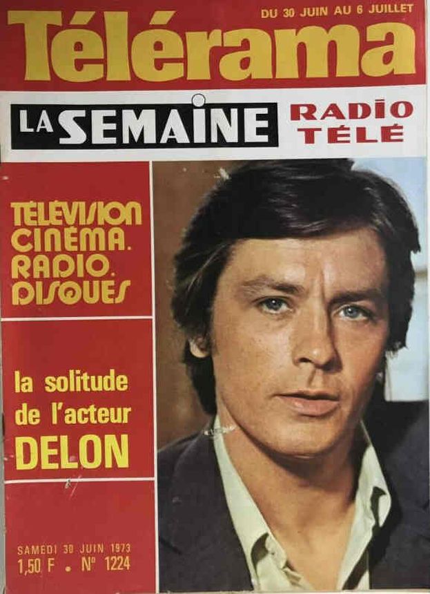 RADIO CINEMA TELEVISION/TELERAMA magazine side cover Issue 1224 30 June 1973