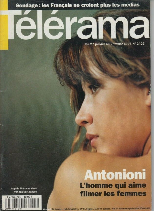 RADIO CINEMA TELEVISION/TELERAMA magazine side cover Issue 2402 24 January 1996