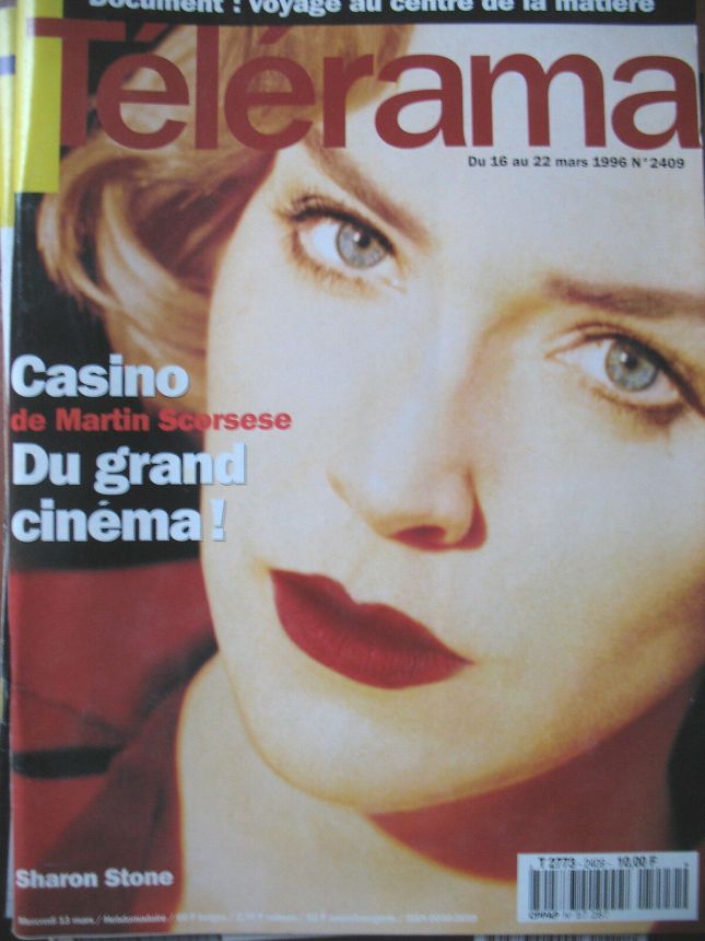 RADIO CINEMA TELEVISION/TELERAMA magazine side cover Issue 2409 13 March 1996