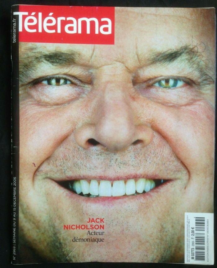 RADIO CINEMA TELEVISION/TELERAMA magazine side cover Issue 2969 9 December 2006
