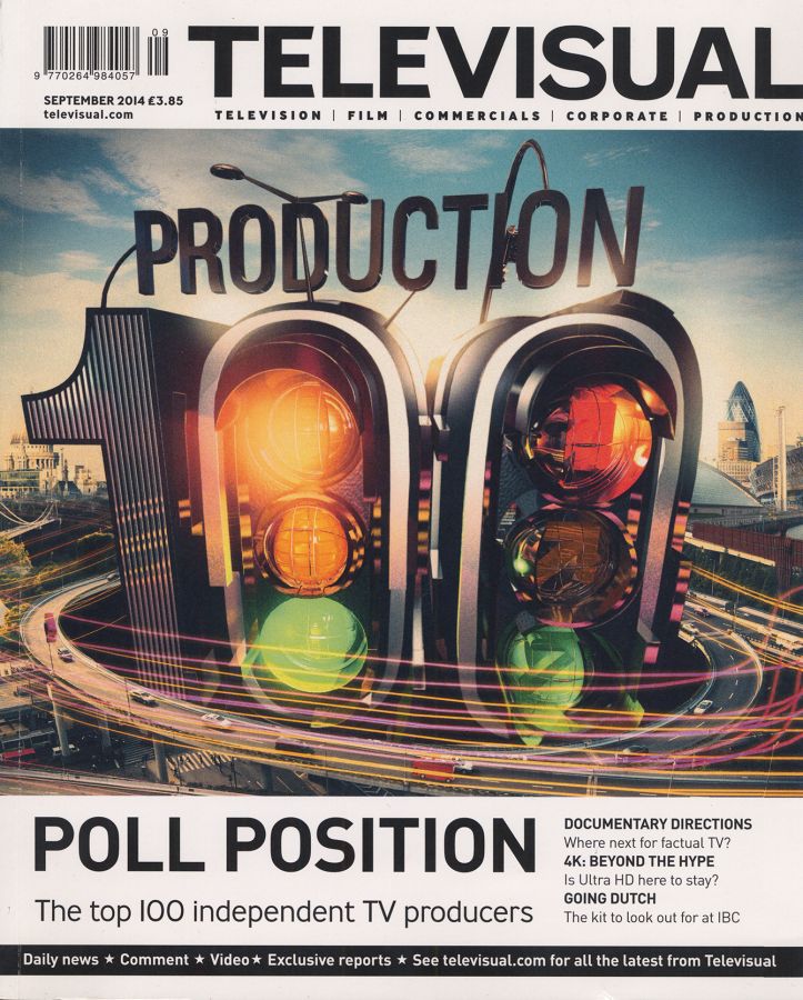 TELEVISUAL magazine side cover September 2014