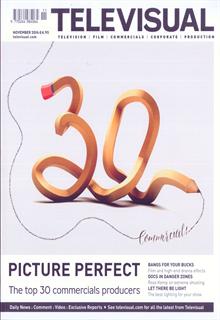 TELEVISUAL magazine side cover November 2016