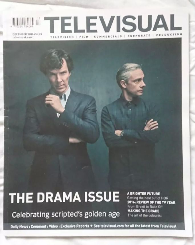 TELEVISUAL magazine cover  December 2016