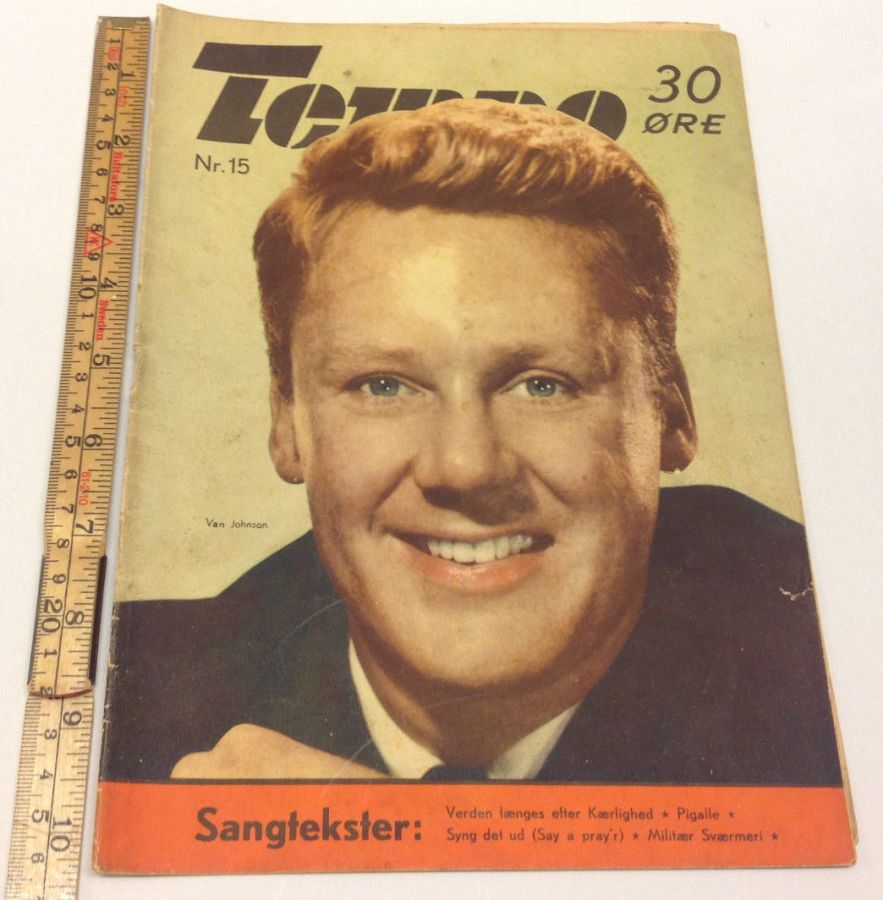 TEMPO (Dk) magazine side cover Issue 15  1947