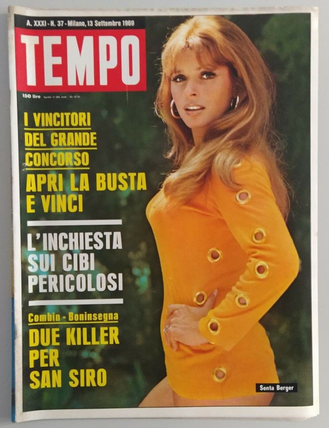 TEMPO magazine side cover Issue 37 13 September 1969